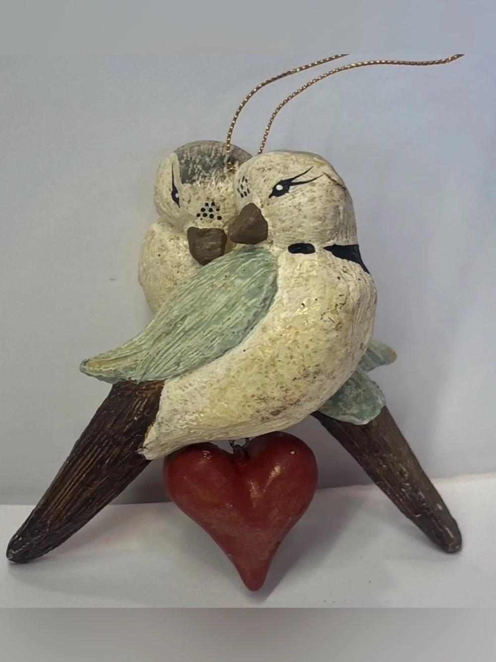 House of Hatten Two Turtle Doves Twelve Days Of Christmas Ornament Denise Calla